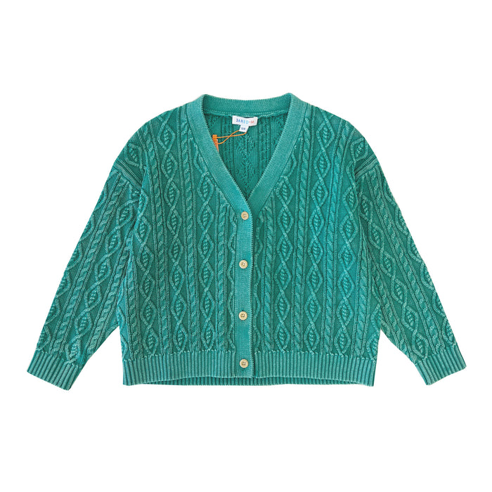 Girl's Cable Knit Cardigan
