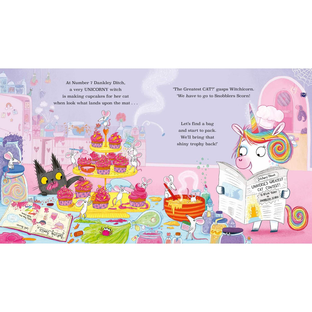 Witchicorn: Magical Cat Mix-up – inside pages