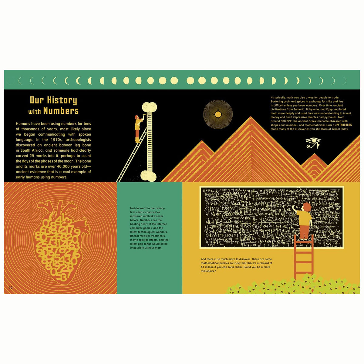 The Language of the Universe : A Visual Exploration of Maths - My Little J