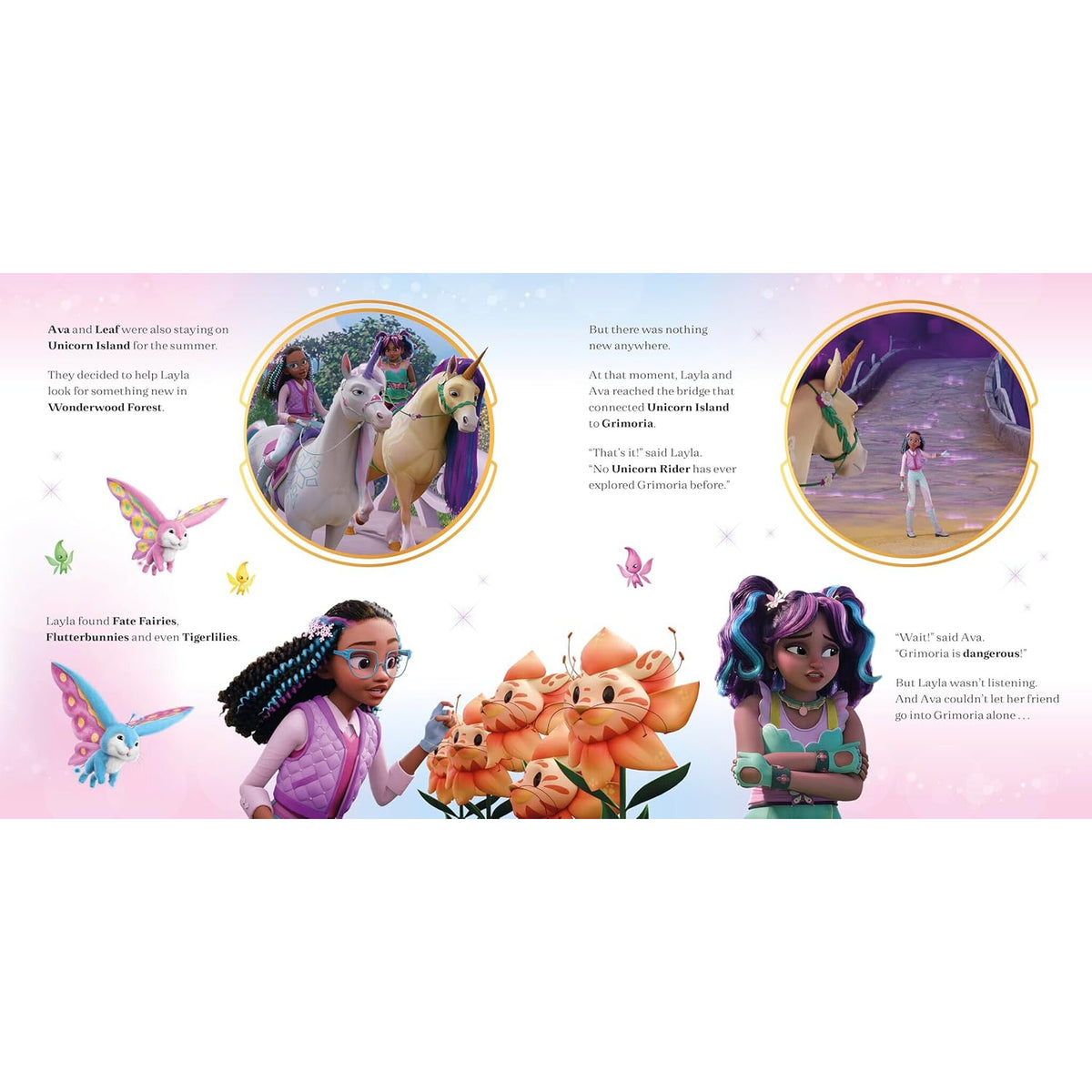 Unicorn Academy: Layla's Magical Summer : A magical storybook adventure – inside pages
