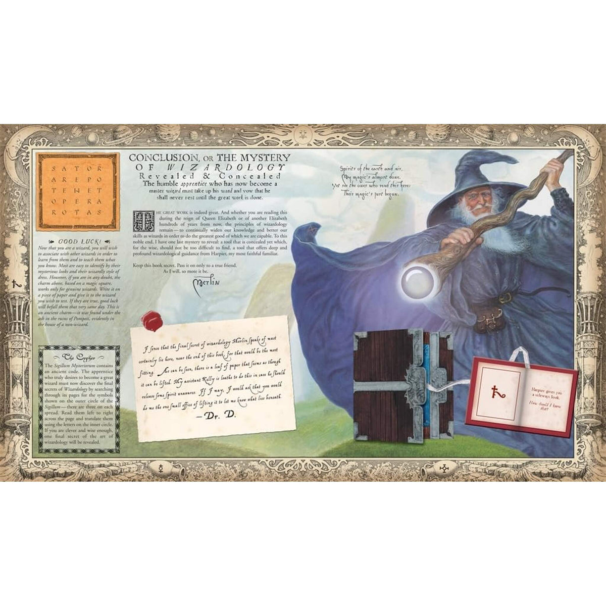 Wizardology : 20th Anniversary Edition - NEW for 2026! – inside pages
