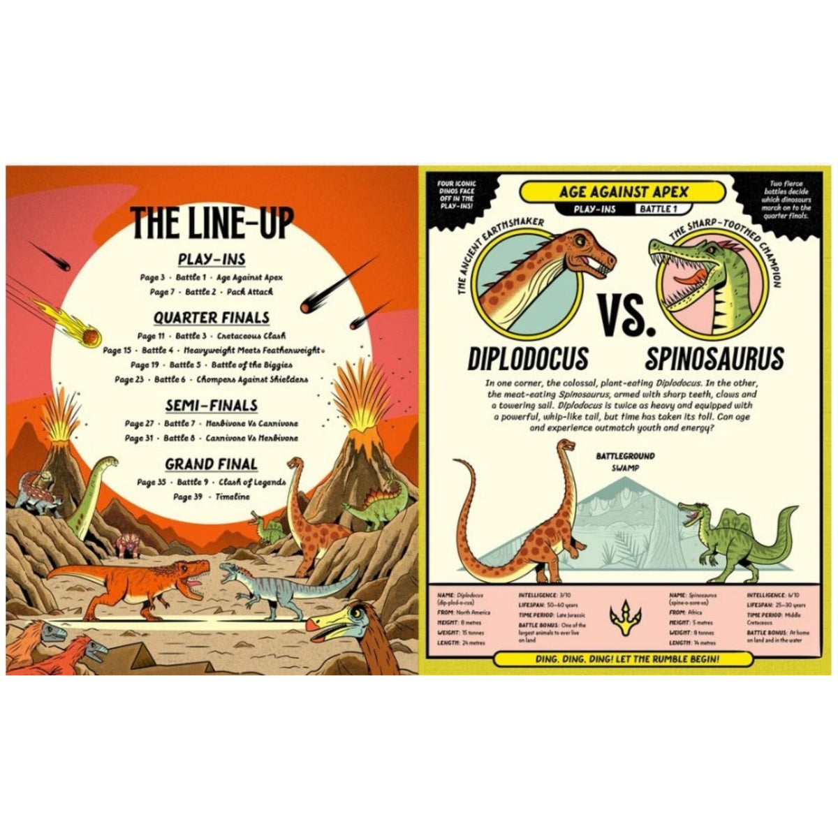 3D Dino Rumble : Watch Who Wins In 3D With Two Pairs Of Glasses