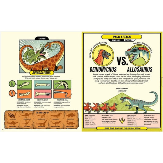 3D Dino Rumble : Watch Who Wins In 3D With Two Pairs Of Glasses