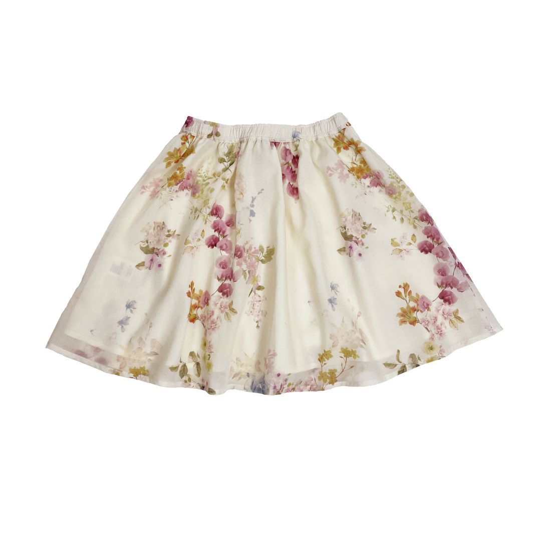 Girls Serena Skirt - Floral - My Little J
