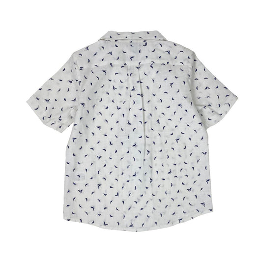 Boys SS Camp Shirt - Bluefern - My Little J