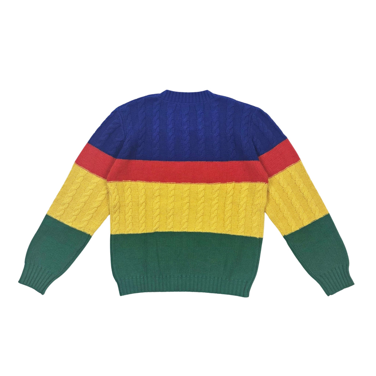 Boy's Merino Wool Blend Color Stripes Sweater