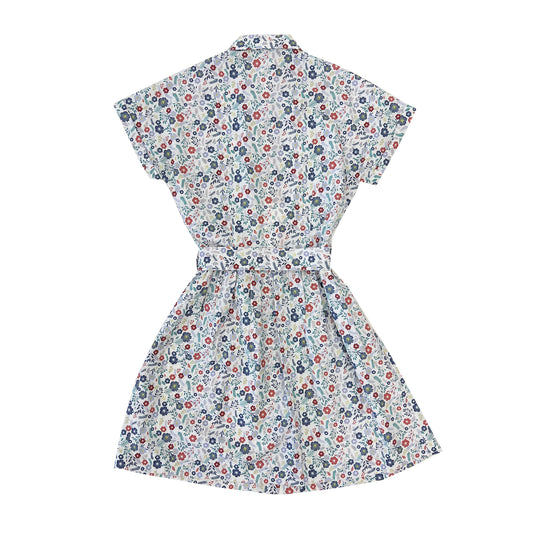 Ladies Floral Shirt Dress - My Little J