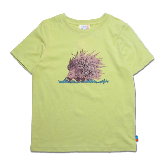 SS Crew Neck Tee with Porcupine Print - My Little J