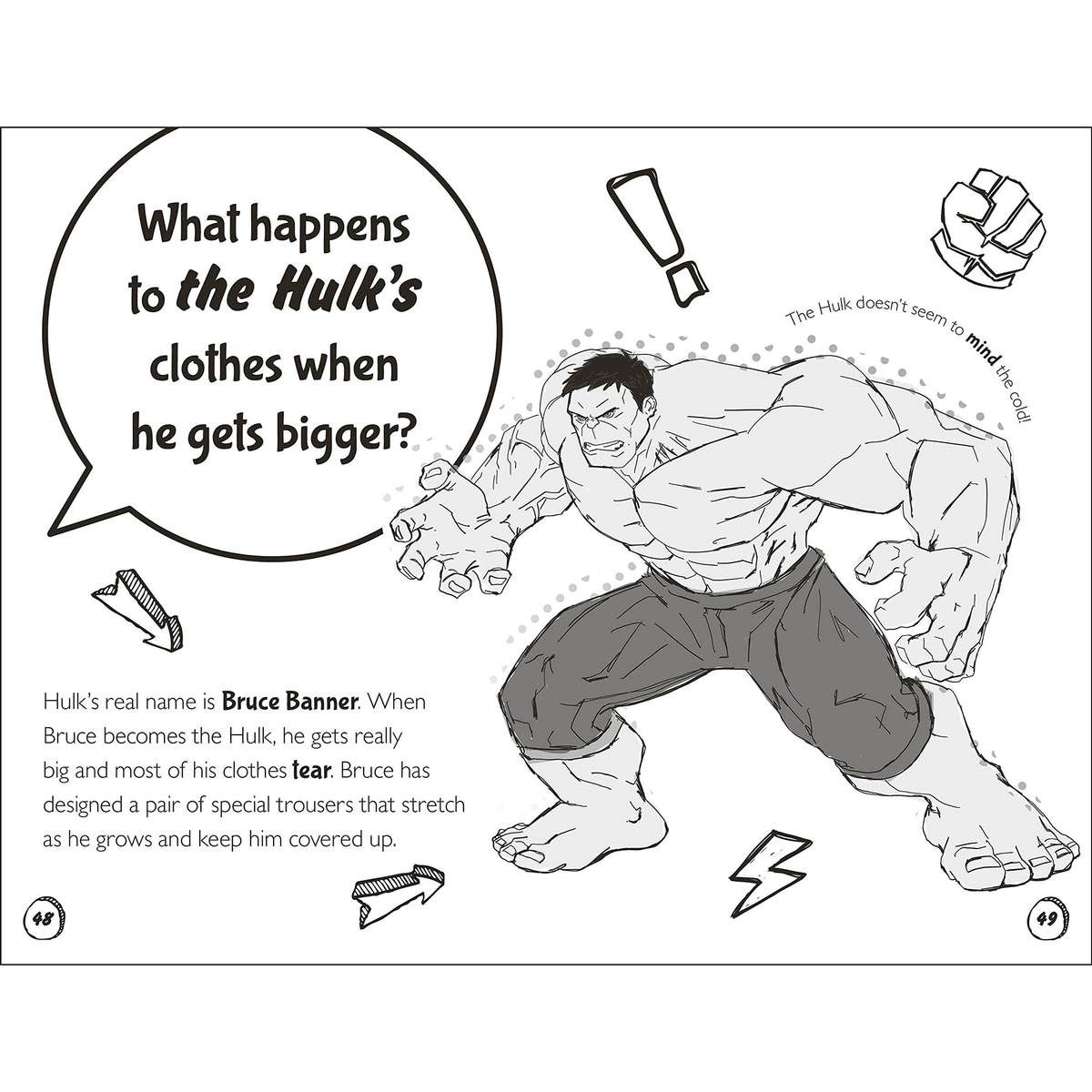 Marvel Can The Hulk Lift a House? : And 50 more Super Questions for Super Heroes - My Little J
