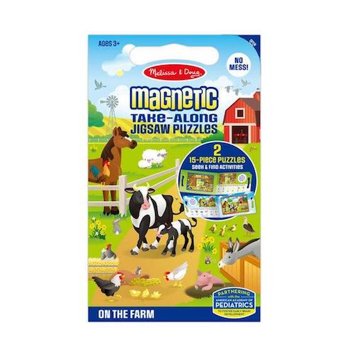 Take Along Magnetic Jigsaw Puzzles - Farm Animals - My Little J