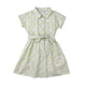 Girl's Floral Shirt Dress