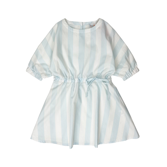Girl's 3/4 Sleeve Stripe Dress