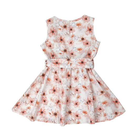 Girl's Floral Sleeveless Dress - My Little J