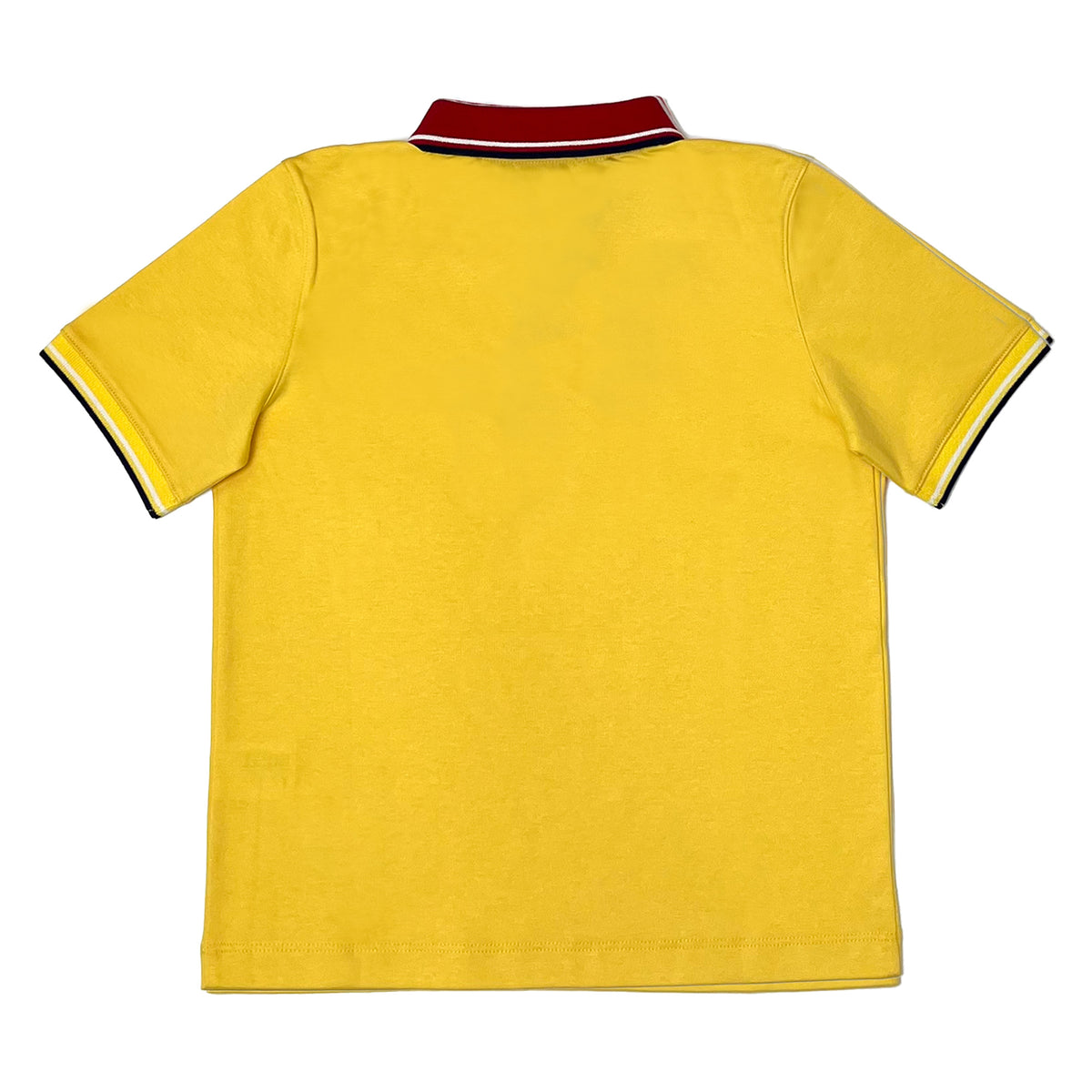Boy's SS Flat Knit Tipping Collar Polo - My Little J