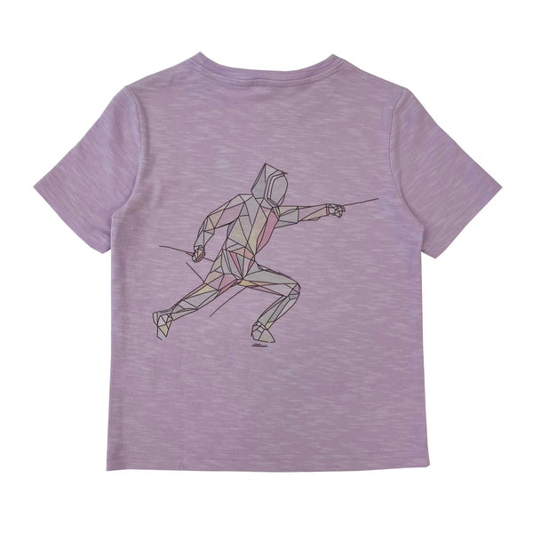 Girl's SS Crew Neck Fencing Tee
