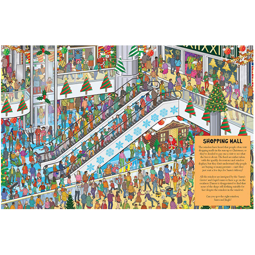 Where's Santa's Reindeer? : A Festive Search and Find Book - My Little J