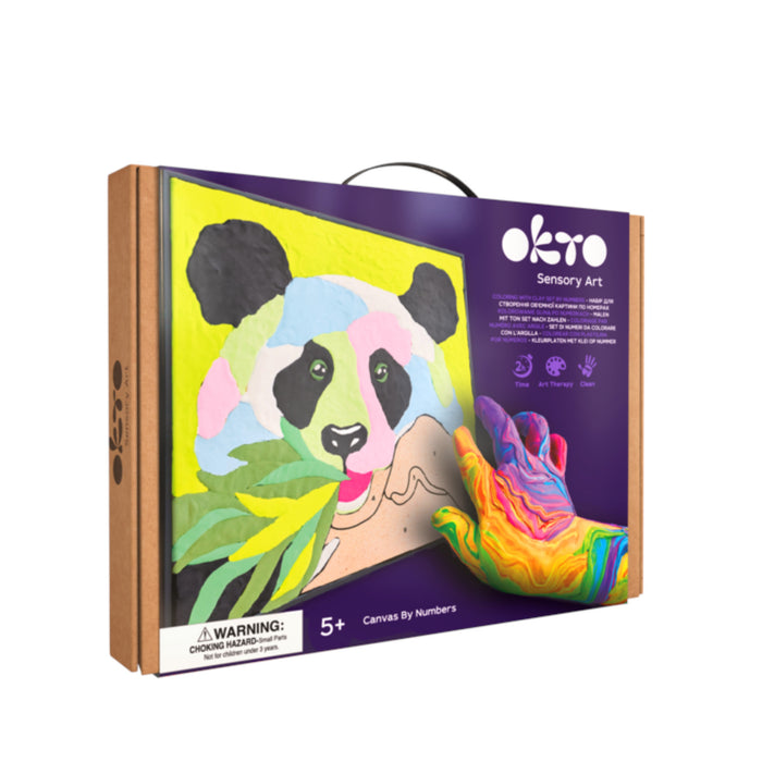 Okto Panda DIY Air Clay Craft Set for Kids