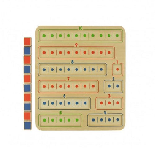 1-10 Number Bonds Learning Board - My Little J