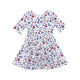 Girl's Floral Knit Dress