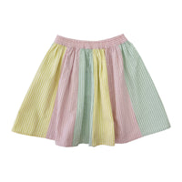 Girl's mixed stripe skirt