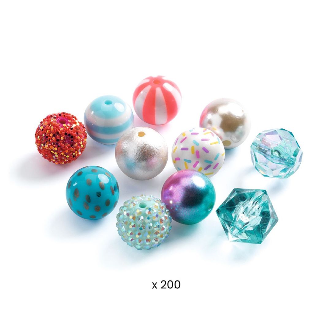 Bubble beads, Silver - My Little J