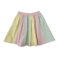 Girl's mixed stripe skirt
