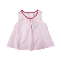 Girl's Sleeveless Piaid Top