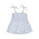 Girl's Woven Floral Print Tiki Top
