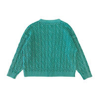 Girl's Cable Knit Cardigan