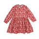 Girl's LS leaves print  Dress