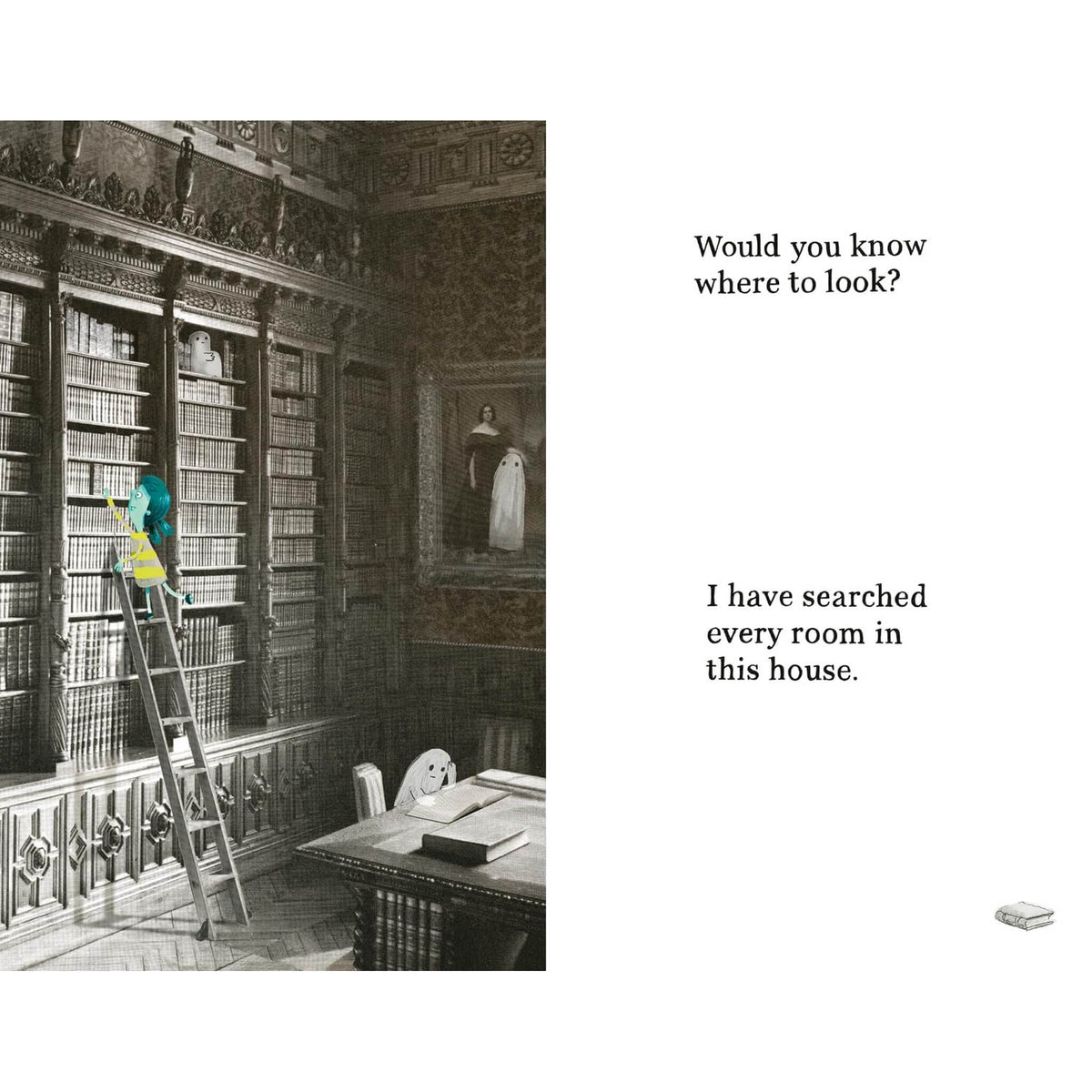There’s a Ghost in this House – inside pages