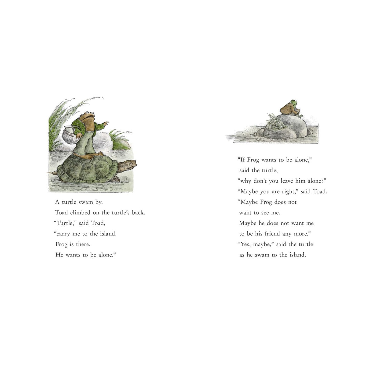 Springtime with Frog and Toad – inside pages