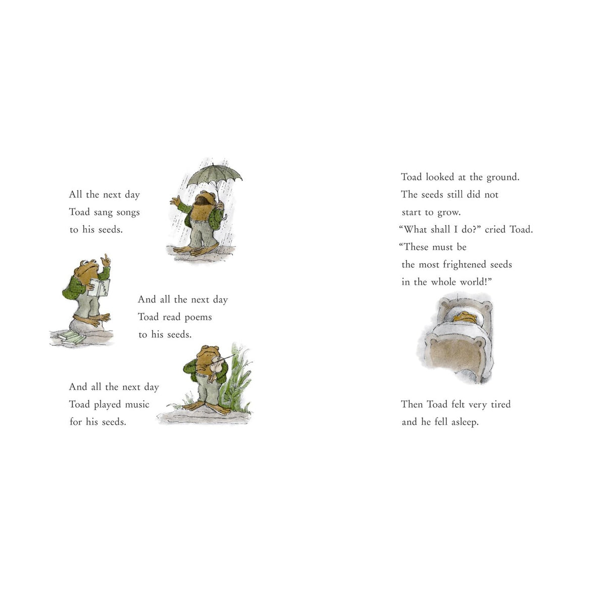 Springtime with Frog and Toad – inside pages