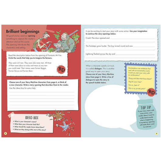 Roald Dahl Creative Writing with Fantastic Mr Fox: How to Write a Marvellous Plot - My Little J