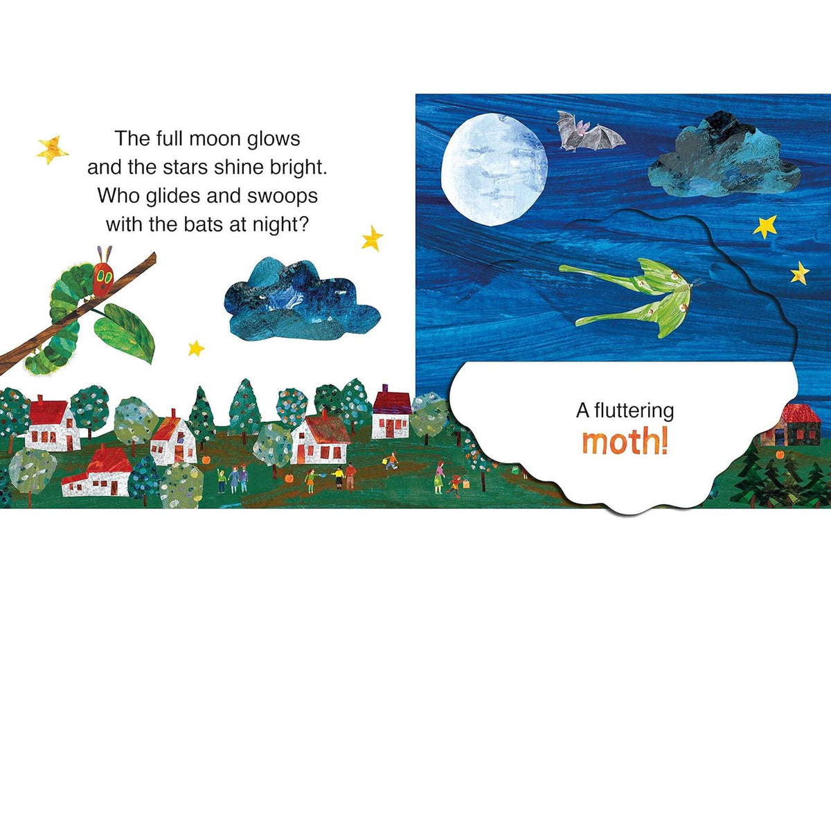 The Very Hungry Caterpillar's Creepy-Crawly Halloween : A Lift-the-flap book – inside pages