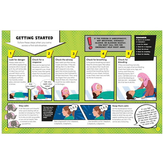 The Superhero's First Aid Manual : Step-By-Step Skills For Young People - My Little J