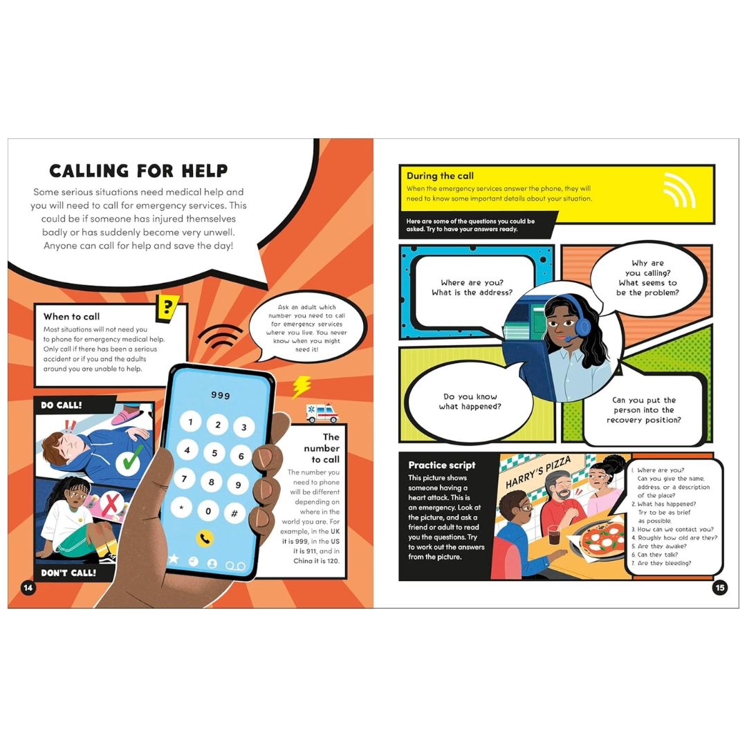 The Superhero's First Aid Manual : Step-By-Step Skills For Young People - My Little J