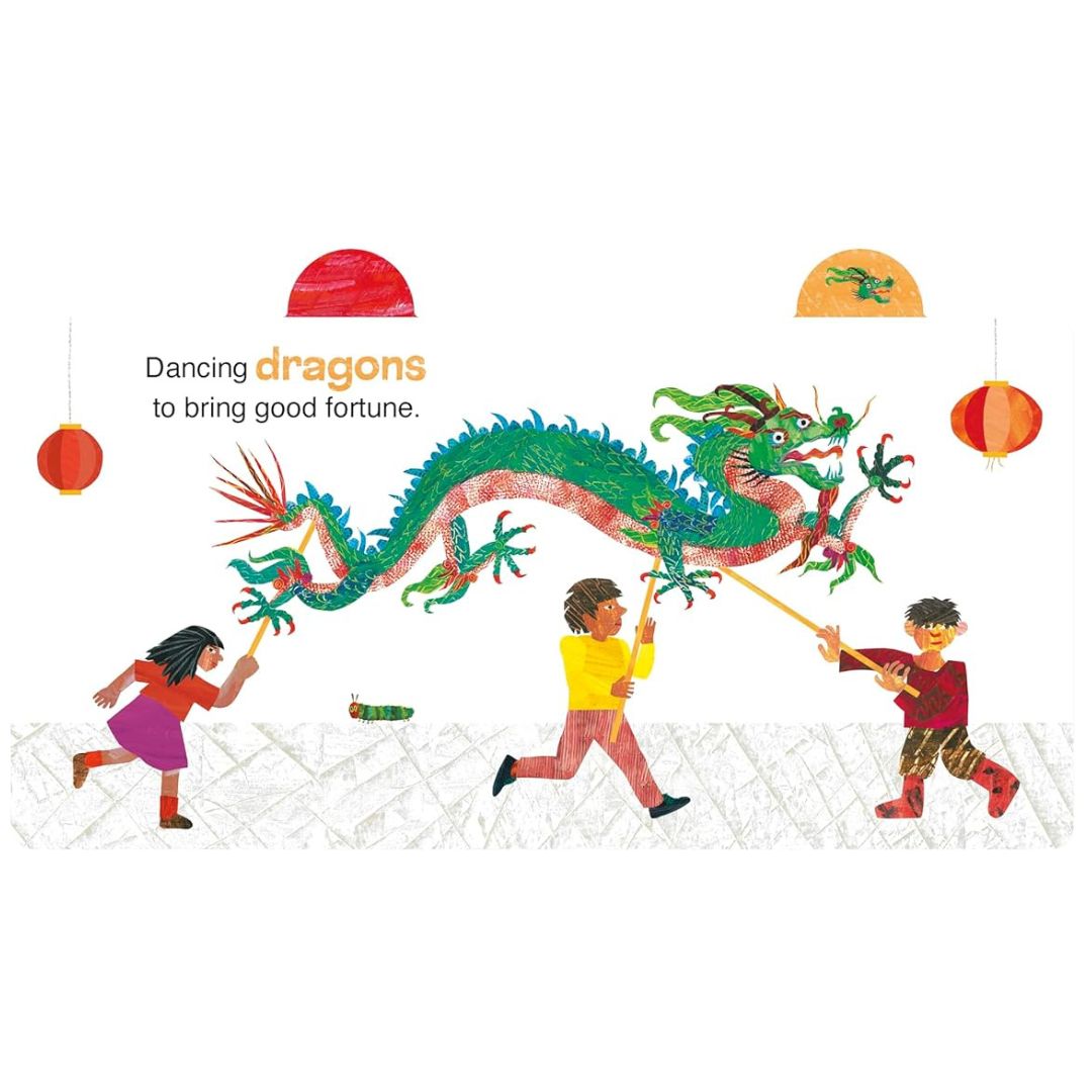 Lunar New Year with The Very Hungry Caterpillar : Tabbed Board book - My Little J