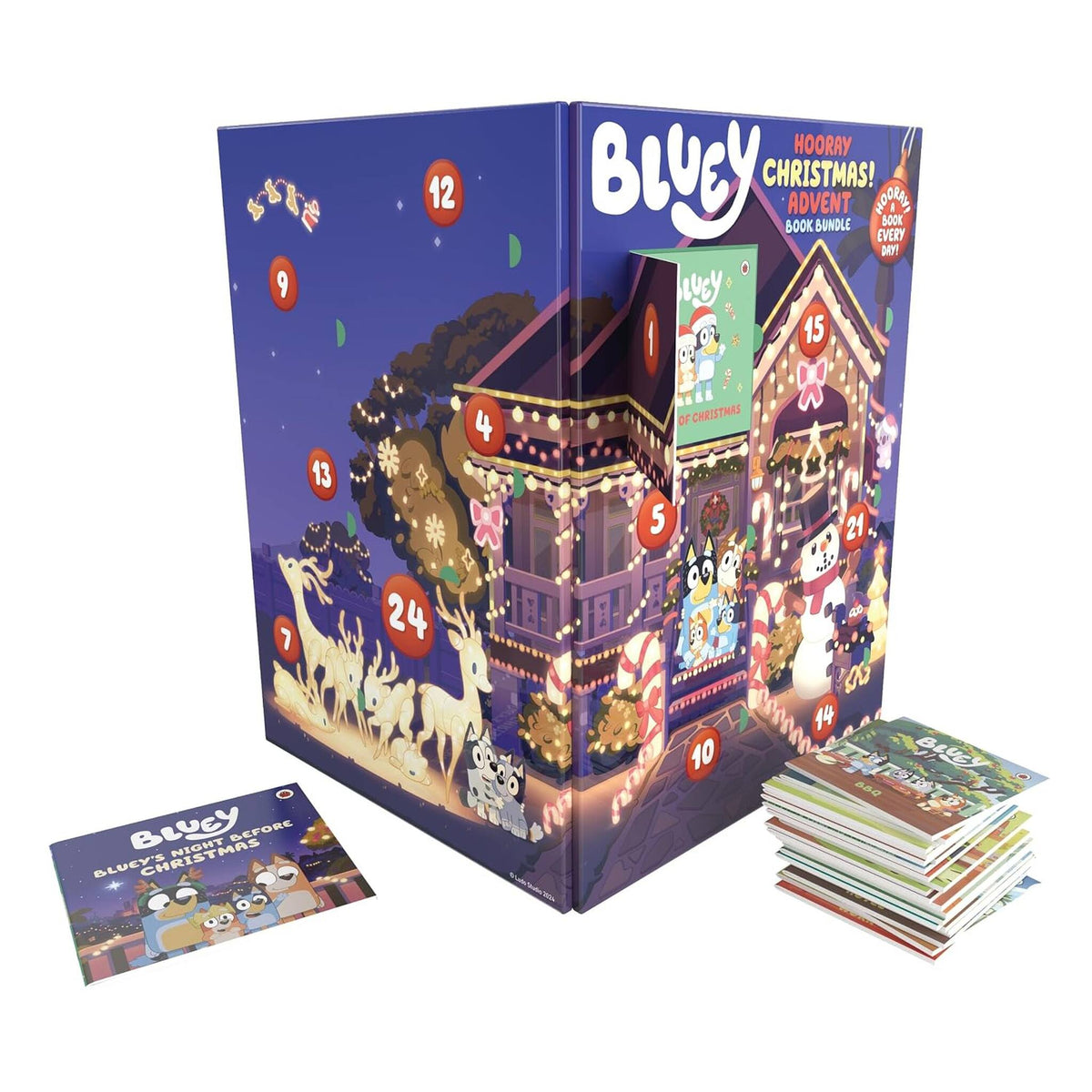 Bluey: Hooray, Christmas! Advent Book Bundle
