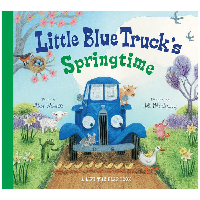 Little Blue Truck's Springtime A Lift-the-flap Book (Board book)