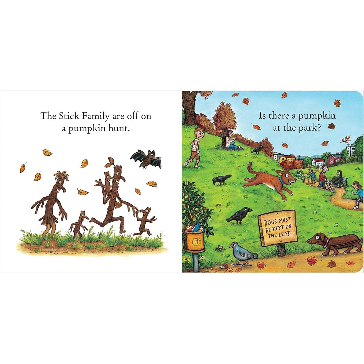 Stick Man - The Pumpkin Hunt – inside pages