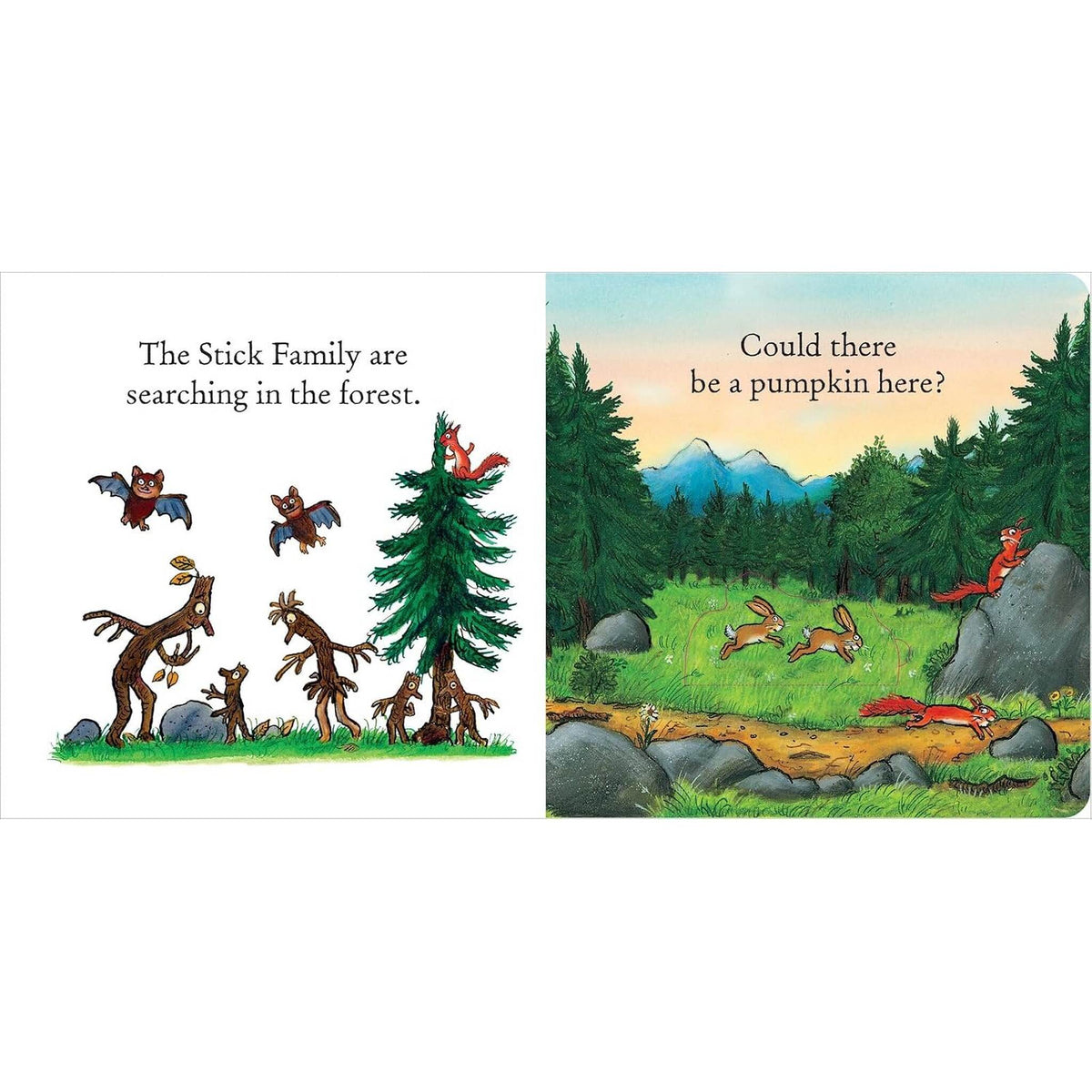 Stick Man - The Pumpkin Hunt – inside pages