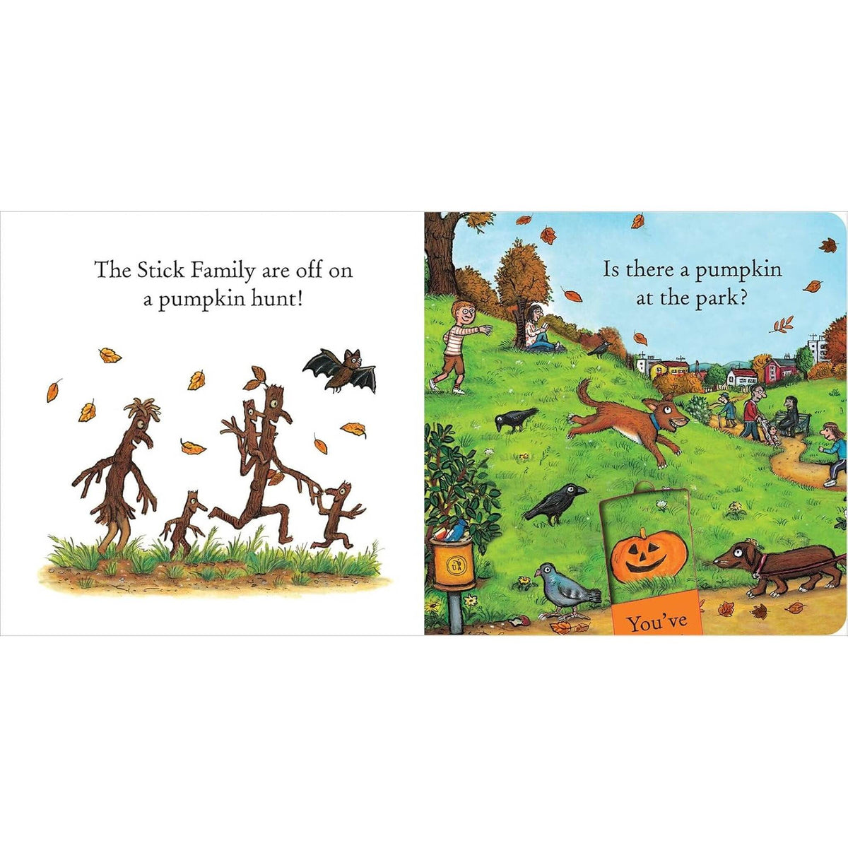 Stick Man - The Pumpkin Hunt – inside pages