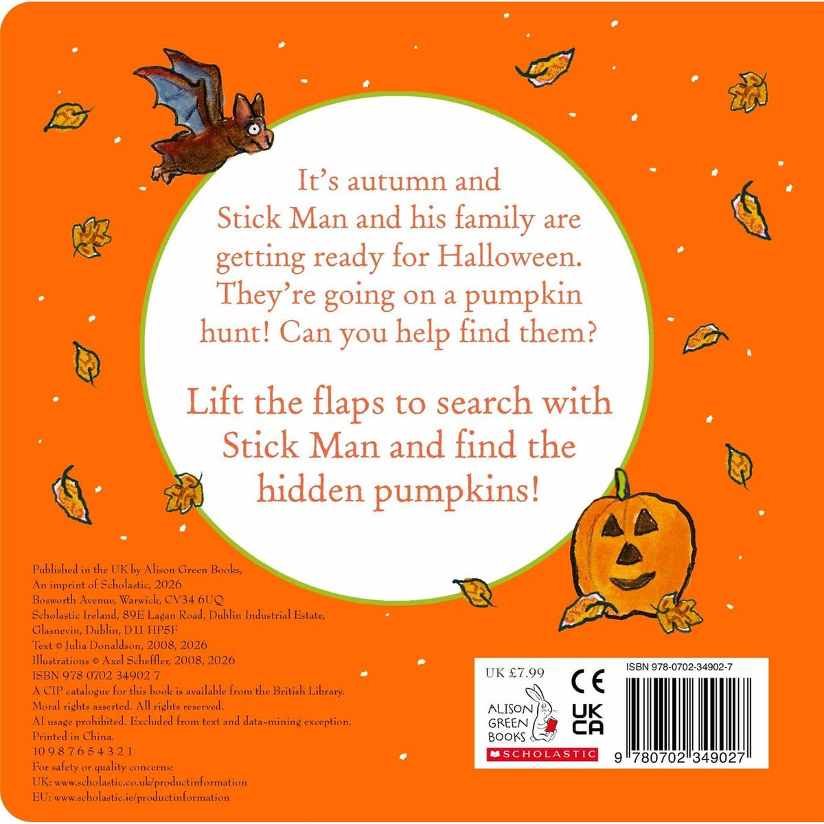 Stick Man - The Pumpkin Hunt – inside pages