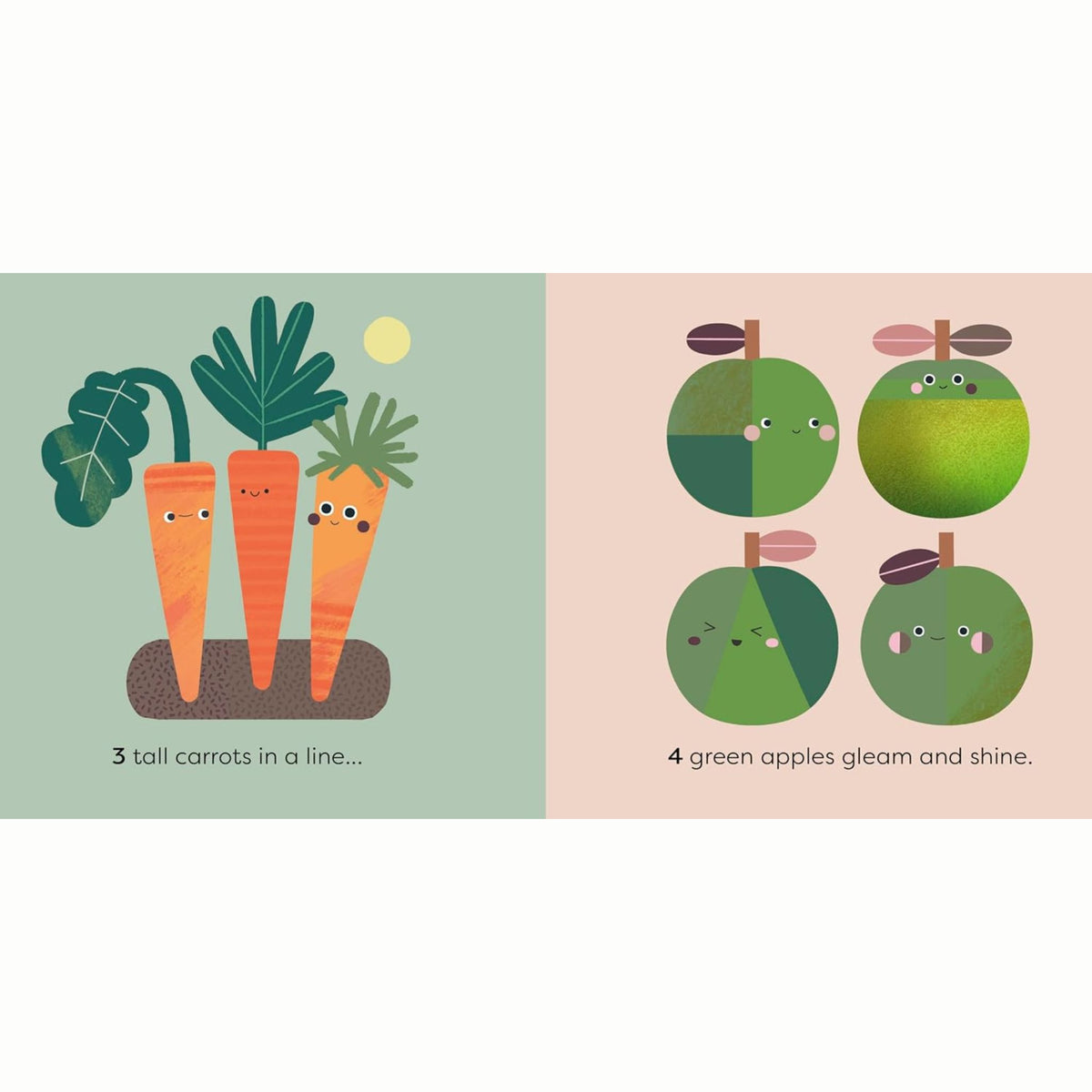 MiniTouch: Fruit & Veg : Touch-and-feel first numbers - My Little J