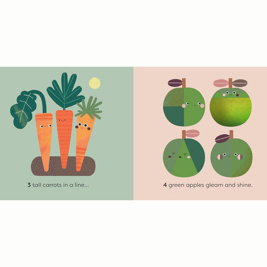 MiniTouch: Fruit & Veg : Touch-and-feel first numbers - My Little J