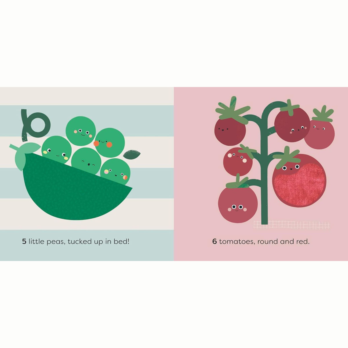 MiniTouch: Fruit & Veg : Touch-and-feel first numbers - My Little J