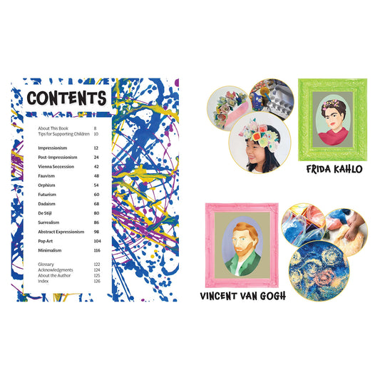 Modern Art for Kids : Hands-On Art and Craft Activities Inspired by the Masters - My Little J