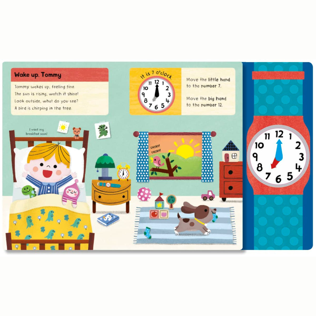 My First Clock Book : Learn to Tell the Time - My Little J