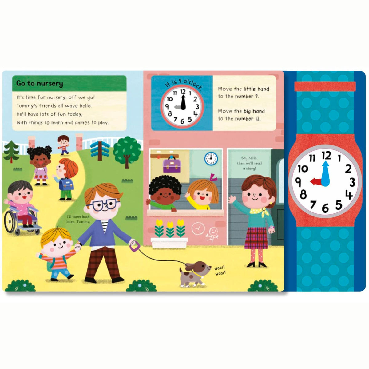 My First Clock Book : Learn to Tell the Time - My Little J